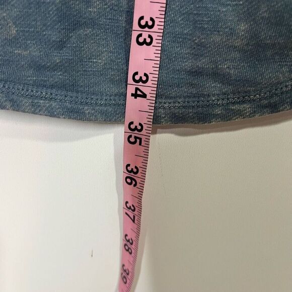 Chaser Funnel Neck Shirttail Dress Denim Mineral Blue NWT! - Picture 10 of 11